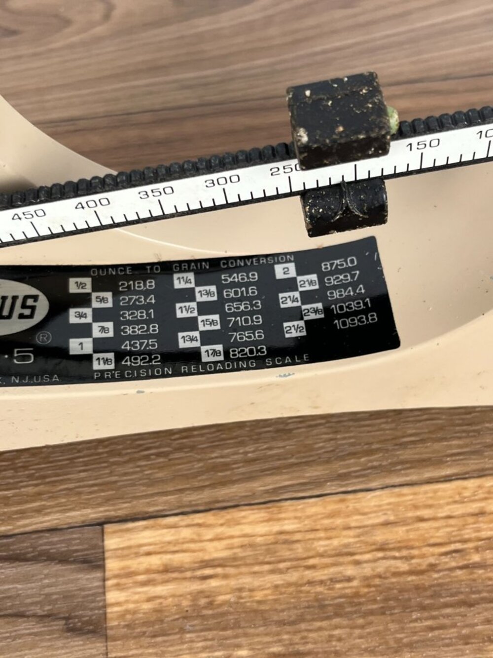 OHAUS 5.0.5 Precision Reloading Scale Ounce To grain Conversion - Picture 11 of 16